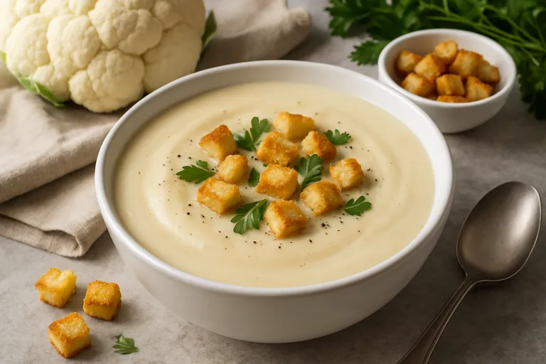 Zelf romige bloemkoolsoep bereiden Zelf romige bloemkoolsoep bereiden - 1000plekken